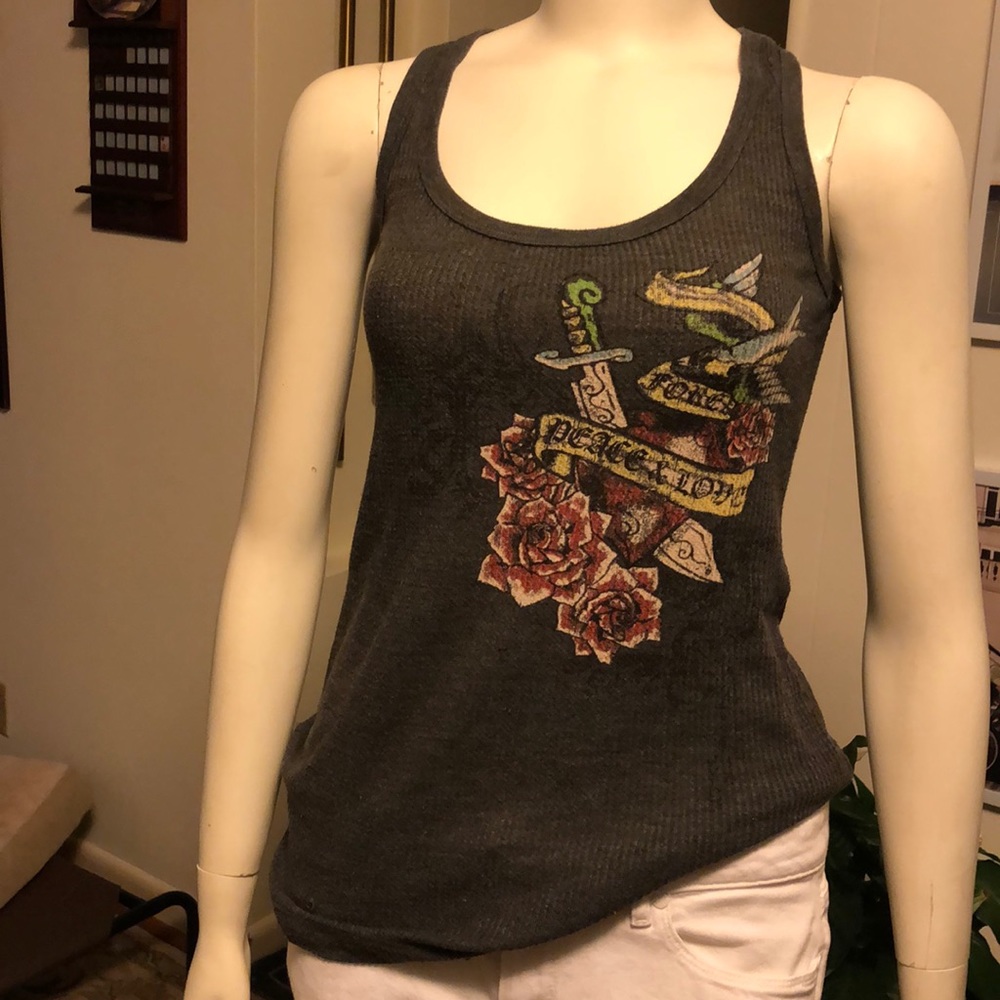 Racerback Gray Tank